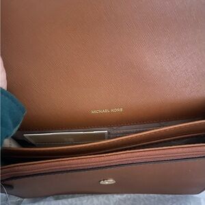 Daniela Large Saffiano Leather Crossbody Bag